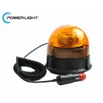 KOGUT Pojedyncza lampa LED (8 LED), mocowanie magnetyczne, pomarańczowy 12/24V.