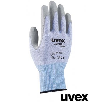 RUVEX-UNI6649 - Rękawice ochronne, część chwytna oraz końcówki palców pokryte powłoką poliuretanową - 7,8,9,10.