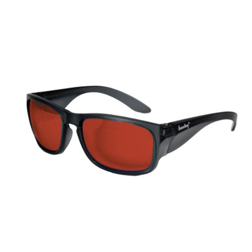 250-89-0004-EN - Okulary ochronne BOND z czerwonymi lustrzanymi soczewkami 