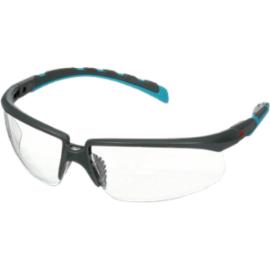 3MOOSOLUS2001SG - okulary ochronne, regulowane zauszniki, nieparująca powłoka - uni