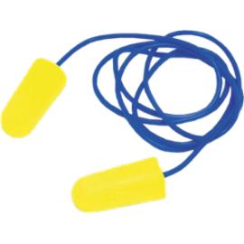 3M-OS-EARSOFT - Rolowane wkładki przeciwhałasowe 3M™E-A-Rsoft™ Yellow Neons ze sznurkiem.  - uni