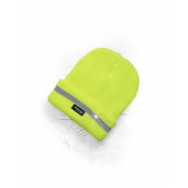 H6053 - HiViz ARDON SPARK - czapka zimowa + polarowa podszewka żółty - 2 kolory
