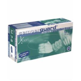 SEMPERGUARD XPERT - rękawice jednorazowe - powder free - niebieskie, Nitryl - 07-10