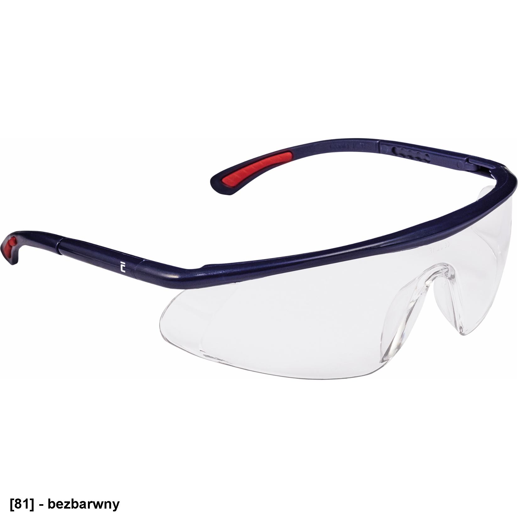 BARDEN - okulary poliwęglanowe, regulowane ramiona - 3 kolory szkieł.
