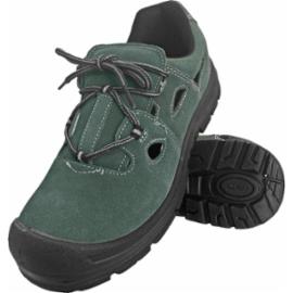 BRALACE-S1 SRC - sandał, bezpieczne buty, skóra bydlęca zamszowa, metalowy podnosek - 36-48.