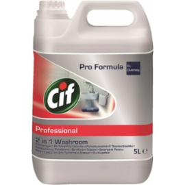 CIF-WASHROOM - Środek do usuwania kamienia wapiennego CIF WASHROOM 2in1 - 5 l-750 ml