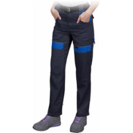 CORTON-L-T - Damskie spodnie ochronne do pasa CORTON, tkane 100% bawełna 260 g/m2 6 kieszeni elementy odlaskowe - 4 kolory - 34-56