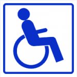 AS025 Piktogram Dla inwalidy