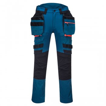DX440 - spodnie kieszenie kaburowe DX4, tkanina stretch, 16 praktycznych kieszeni na narzędzia, potrójne szwy - nakolanniki gratis - 3 kolory - 28-48.