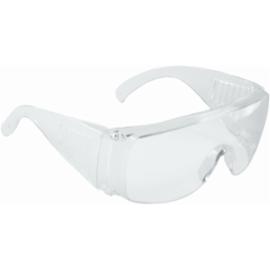 AS-01-001 - okulary ochronne z bezbarwymi polikarbonowymi szybkam.
