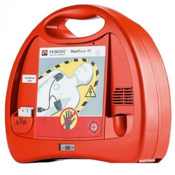 HS-AS - Primedic HeartSave - defibrylator AED, w pełni automatyczny – nie wymaga od użytkownika wywołania wstrząsu.