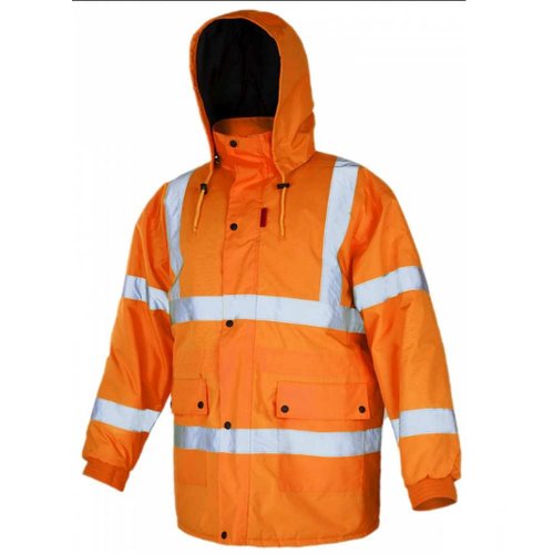 FLASH Orange Yellow kat1 – Ocieplana kurtka wykonana z wodoodpornego materiału poliester Oxford 300D - 2 kolory - M-3XL