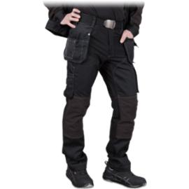LH-FIXER-T - spodnie ochronne do pasa FIXER, canvas 320 g/m2, zapicie guzik suwak, 7 kieszeni+na telefon, 65% poliester, 35% bawełna - 46-62.