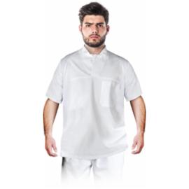 LH-FOOD_JSSWB - Bluza piekarska ochronna z krótkim rękawem HACCP, 65% poliester, 35% bawełna gramatura 210 g/m² - S-3XL