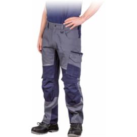 LH-POND-T - spodnie ochronne do pasa, 100% bawełna, 240 g/m², odblaski, kieszenie na nakolanniki - 46-62.
