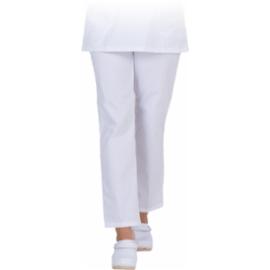 LIRA-T - spodnie ochronne do pasa, 2 kieszenie, guzik   zamek, gumki w pasie, 65% poliester, 35% bawełna gramatura 150 g/m² - S-2XL.