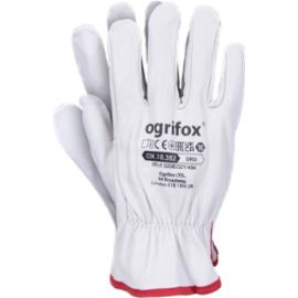 OX-DRIX - rękawice ochronne całe z licowej koziej skóry - 10.