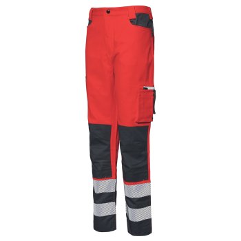 PANTALONE HV STRETCH 8230B - spodnie odblaskowe, 35% bawełna, 60% poliester, 5% spandex 275 g/m², 2 kolory - S-3XL