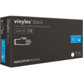 RMM-VINYLEX-PF - Rękawice winylowe diagnostyczne w kolorze czarnym - bezpudrowe, vinylex® - S-XL