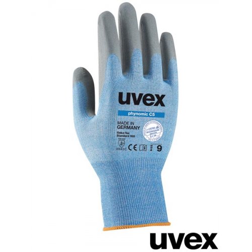 RUVEX-NOMICC5 - Ultralekkie uniwersalne rękawice ochronne, powłoka hydropolimerowa, ochrona przed przecięciem klasa C - 7,8,9,10.