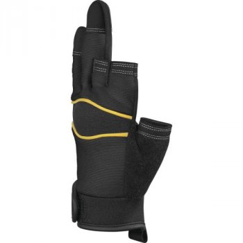 SAFE & TOUCH VV905NO - rękawica skóra syntetyczna z 3 wyciętymi palcami , maksymalna precyzja - 7, 8, 9, 10, 11.