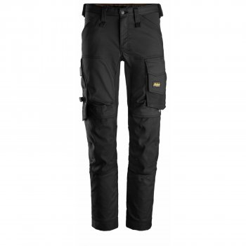 Snickers 6341 - spodnie robocze do pasa Stretch AllroundWork, elastyczne dopasowane nogawki CORDURA®, worki kieszeniowe, 8 kolorów - 44-64.