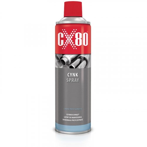 SPRAY ZINC CX-80 Szybkoschnący środek zabezpieczający przed korozją - 500 ml.