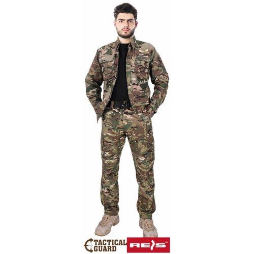 TG-DERR - Ubranie ochronne Tactical Guard w skład którego wchodzi bluza i spodnie do pasa, wykonane z tkaniny typu rip-stop - S-3XL