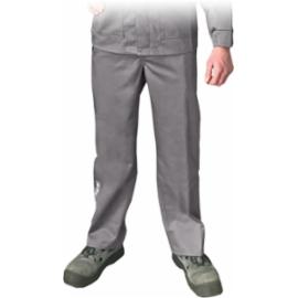 WELD-T - Trudnopalne spodnie do pasa dla spawaczy, antyelektrostatyczne, 99% bawełna - 48-62.