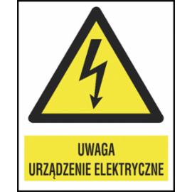 Z-10EOA - Znak elektryczny „Uwaga urządzenie elektryczne” - 74x105