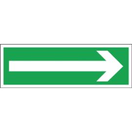 Z-1E - Znak ewakuacyjny „Kierunek do wyjścia drogi ewakuacji” - 100x300