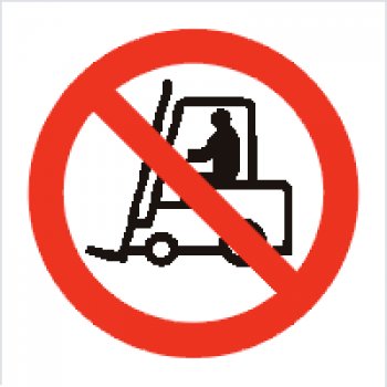 Zakaz ruchu urządzeń do transportu poziomego