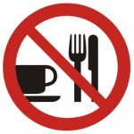 GB010 Zakaz spożywania posiłków.