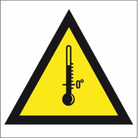 ZZ-13KN - Oznakowanie substancji chemicznych Ostrzeżenie przed wysokimi temperaturami - 160x160