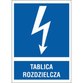 ZZ-15EIA - Znak elektryczny Tablica rozdzielcza.  - 52X74-74X105