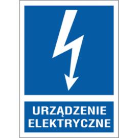 ZZ-21EIA - Znak elektryczny Urządzenie elektryczne.  - 148X210-210x297