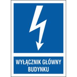 ZZ-2EIA - Znak elektryczny Wyłącznik główny budynku.  - 105X148-210x297