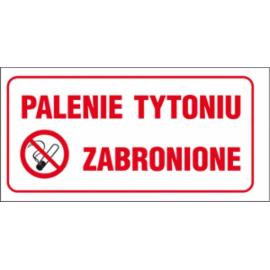 ZZ-53P - Znak ochrony PPOŻ Palenie tytoniu zabronione - 200x400