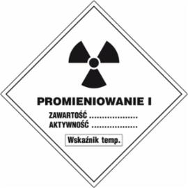 ZZ-5PO - Oznakowanie promieniowania Promieniowanie 1 - 230x230