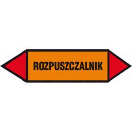 ZZ-8K4 - Oznakowanie rurociagów Rozpuszczalnik - 40x120-25x75