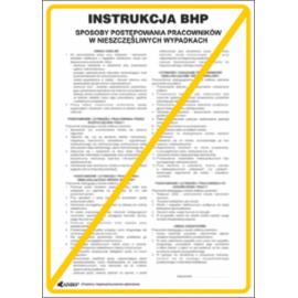 ZZ-IB03 - Instrukcja BHP i PPOŻ Sposoby postępowania pracowników w nieszczęśliwych wypadkach - 200x280