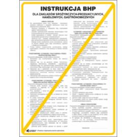 ZZ-IBG19 - Instrukcja BHP i PPOŻ BHP dla zakładów spożywczych – produkcyjnych, handlowych, gastronomicznych - 250x350