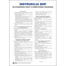 ZZ-IBN01 - Instrukcja BHP i PPOŻ BHP przy obsłudze komputera i drukarki - 250x350