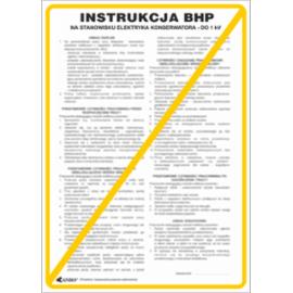 ZZ-IBN12 - Instrukcja BHP i PPOŻ BHP na stanowisku elektryka konserwatora – do 1 kV - 250x350