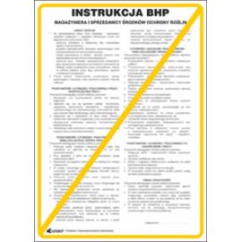 ZZ-IBT09 - Instrukcja BHP i PPOŻ BHP magazyniera i sprzedawcy środków ochrony roślin - 250x350